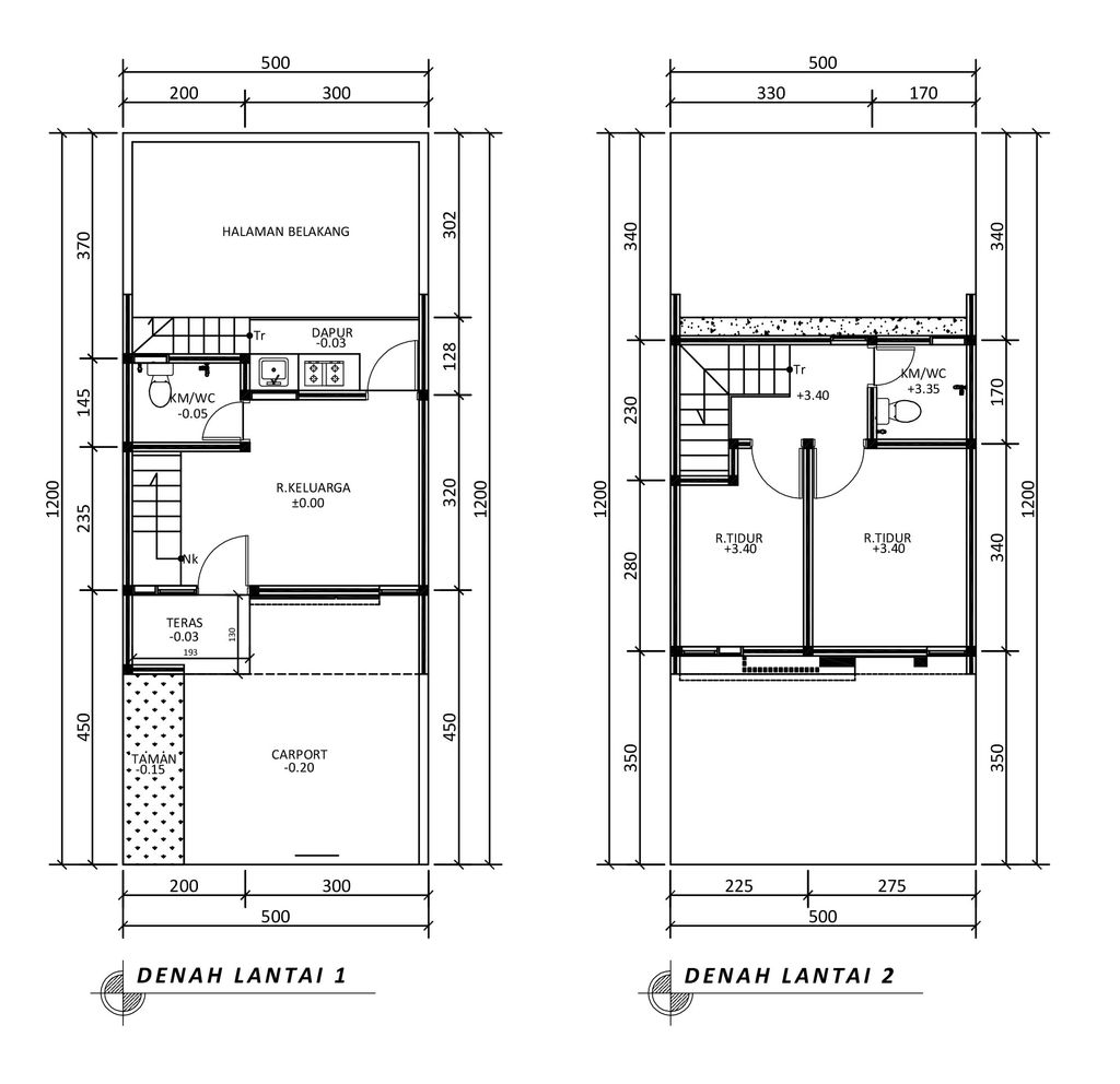 foto denah rumah tipe 44 Superimposed Classic (509) perumahan G-Land Harmony Hills