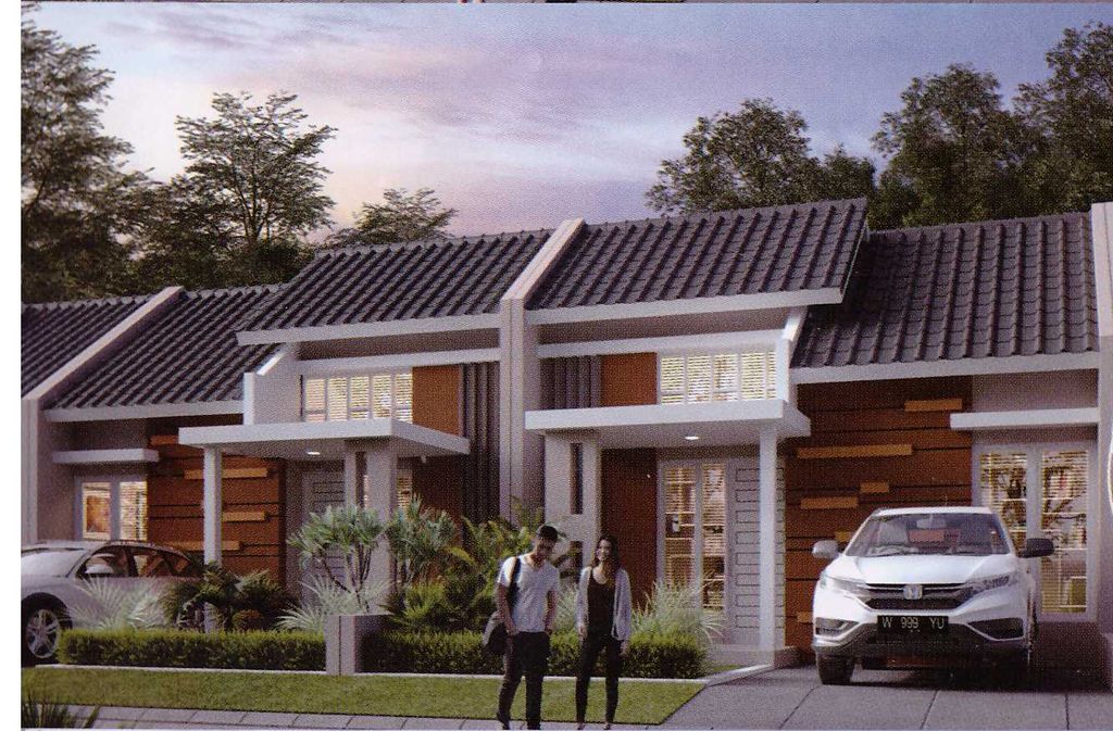 foto tampak rumah tipe 36 perumahan Griya Anugerah Residence