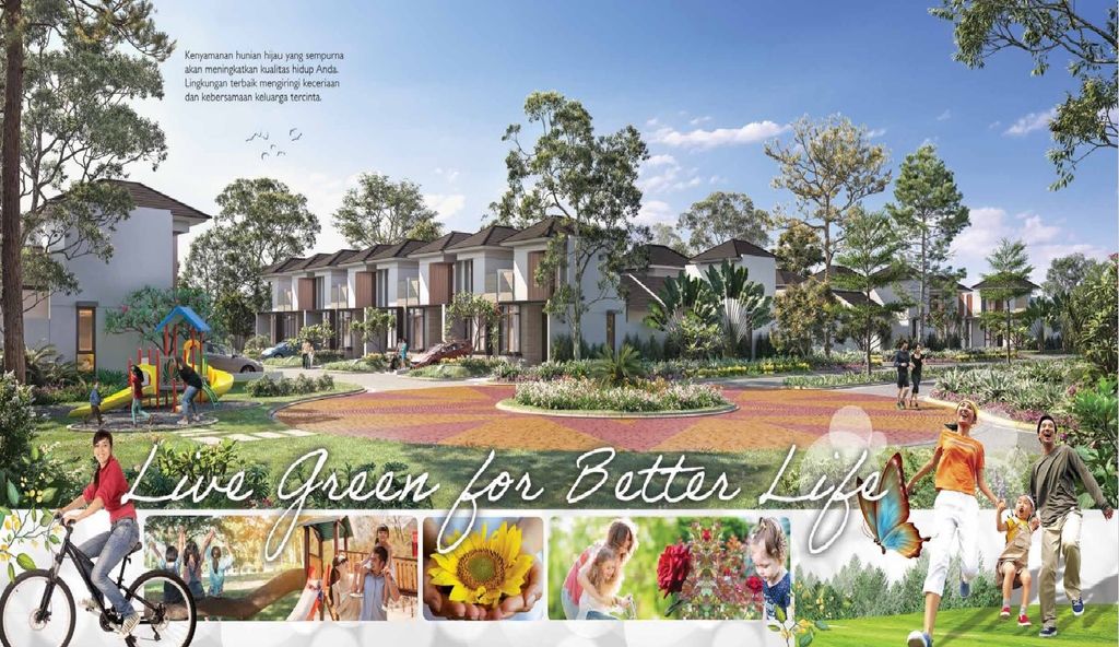 foto tampak rumah tipe ZINNIA STD - STANDAR perumahan CITRA RAYA - CLUSTER GIVERNY