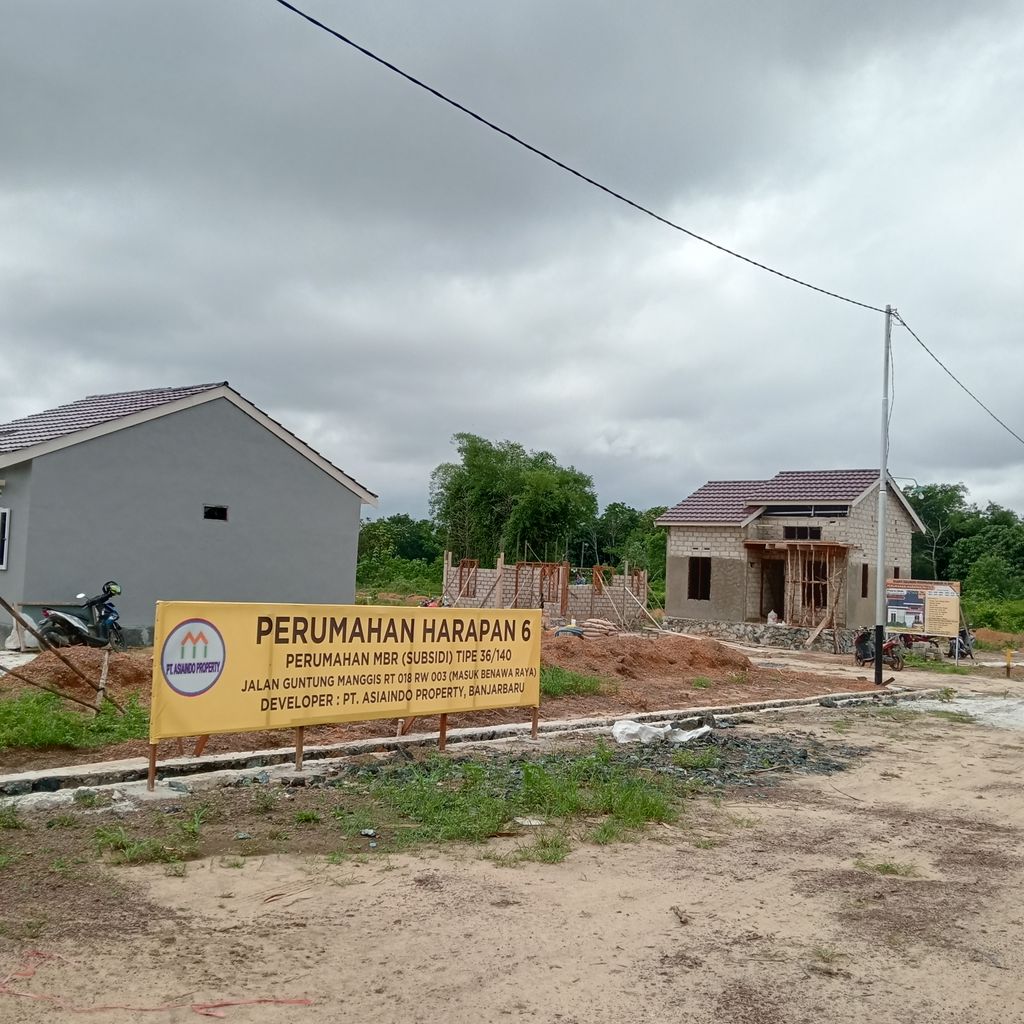 foto gerbang perumahan Harapan 6