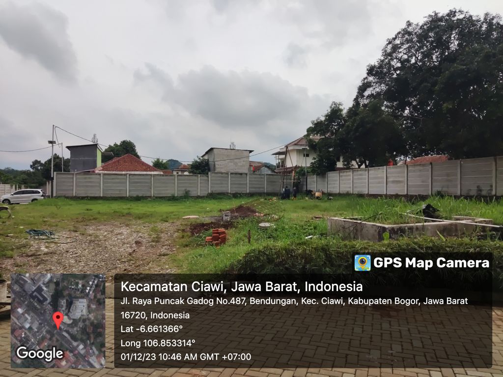 foto posisi tengah perumahan BHUVANA