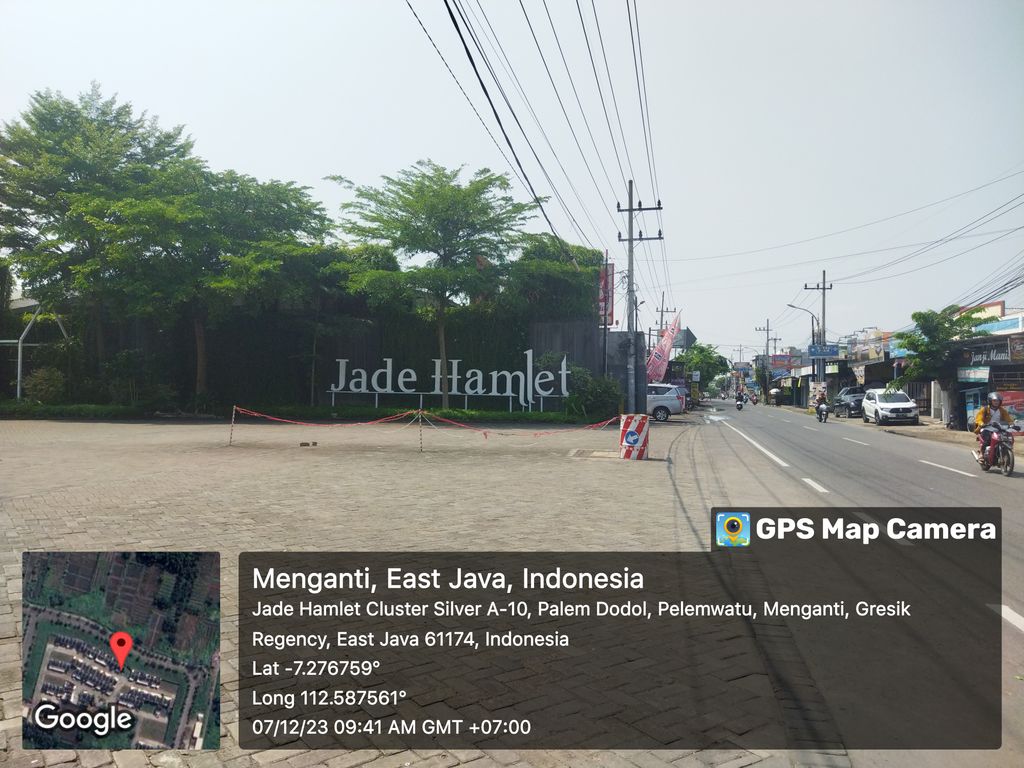 foto gerbang perumahan Jade Hamlet Cluster Griya Ivory