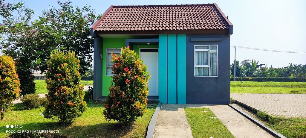 foto tampak rumah tipe 36 - RAFLESIA perumahan KIRANA GARDENIA - CIOMAS