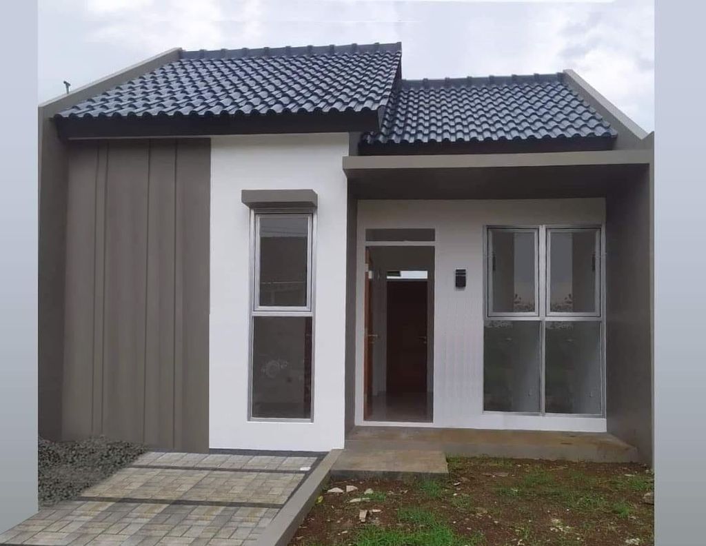 foto tampak rumah tipe 36 - PETUNIA perumahan KIRANA GARDENIA - CIOMAS