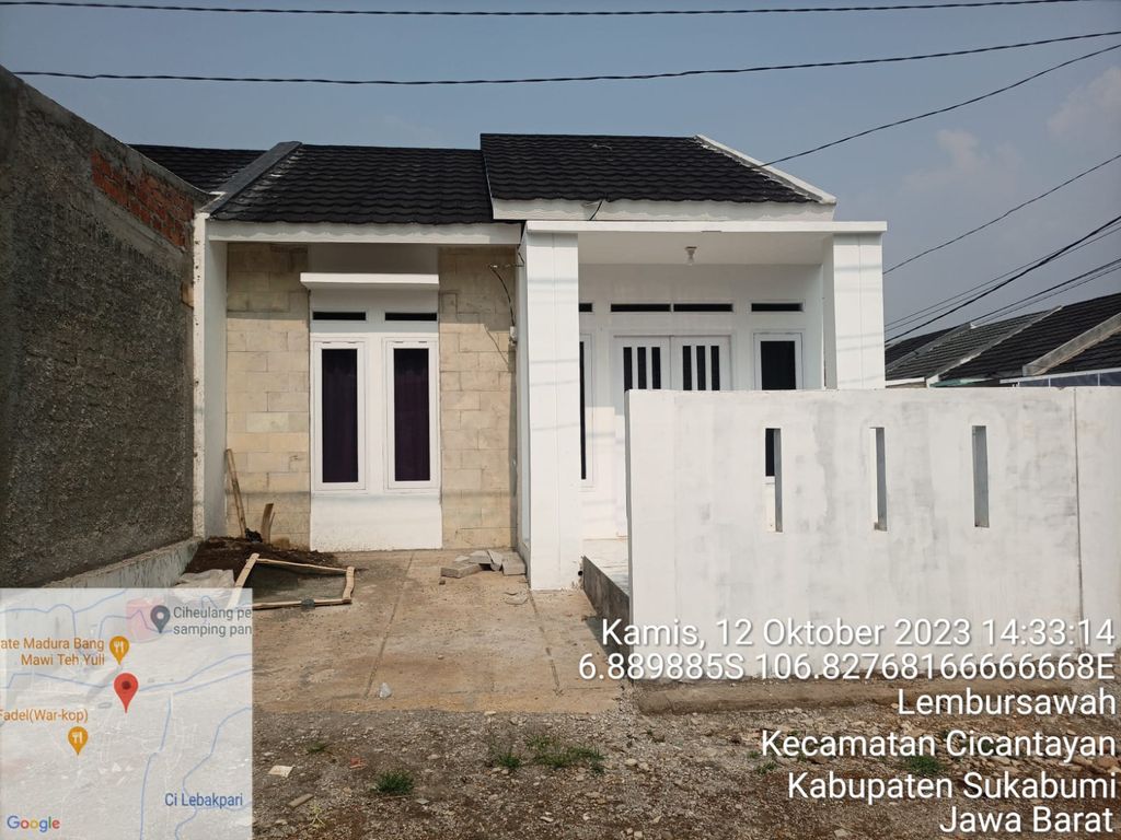 foto tampak rumah tipe 30/60 perumahan FELICIA GARDENIA TAHAP 2