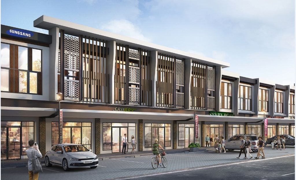 foto tampak rumah tipe RUKO COLONY perumahan METLAND CILEUNGSI SEKTOR IV-REVISI