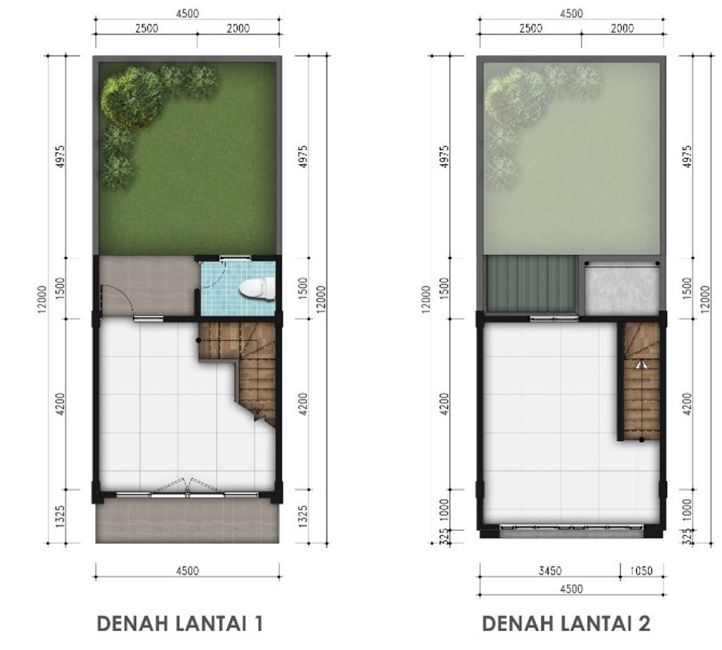 foto denah rumah tipe RUKO COLONY perumahan METLAND CILEUNGSI SEKTOR IV-REVISI