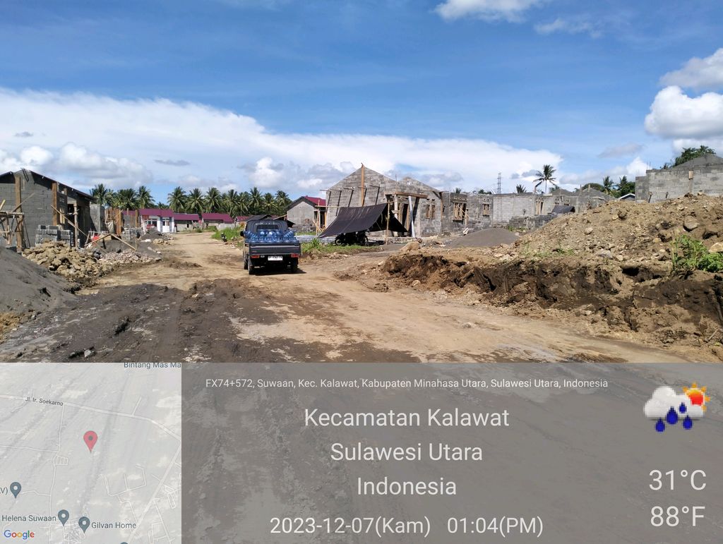 foto gerbang perumahan PERMATA VIOLA SUKUR 3