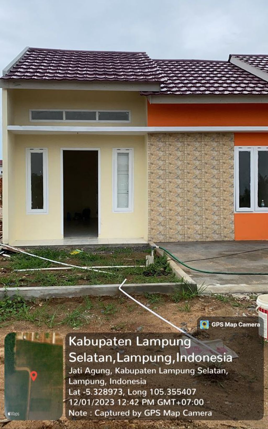 foto tampak rumah tipe 36 perumahan PERUMAHAN QUEEN RESIDENCE 4