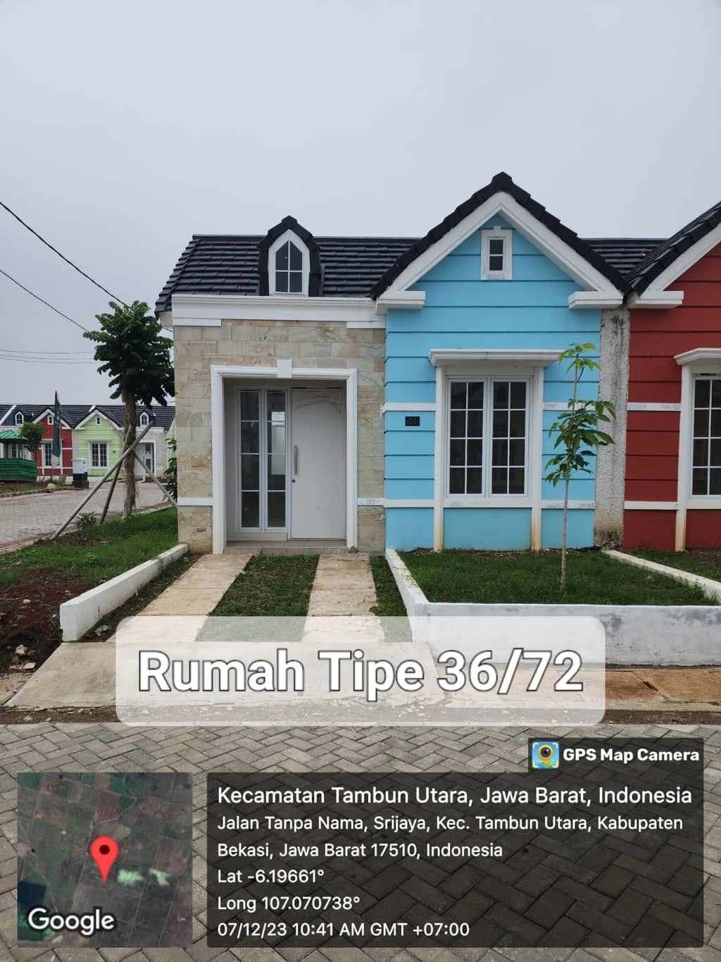 foto contoh rumah perumahan BRITANIA BEKASI (TAHAP 2)