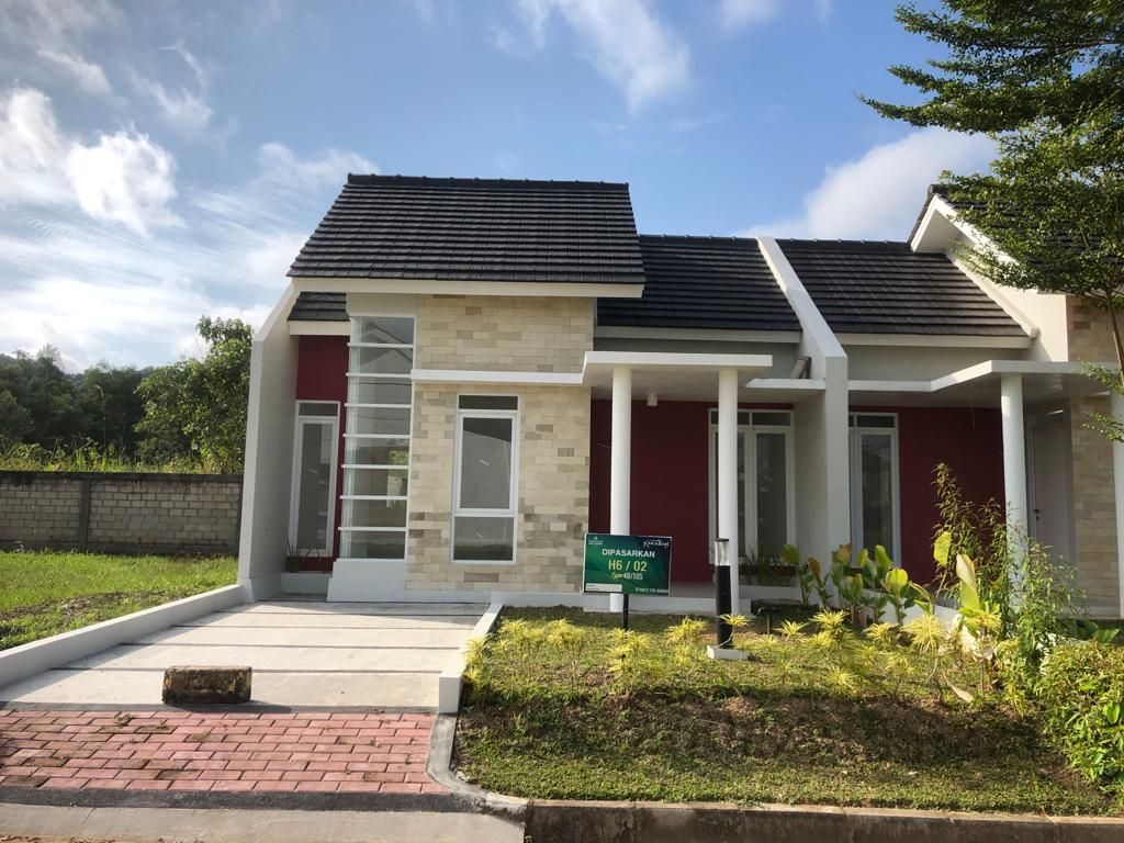 foto tampak rumah tipe 48-S perumahan Tamansari Grand Samarinda