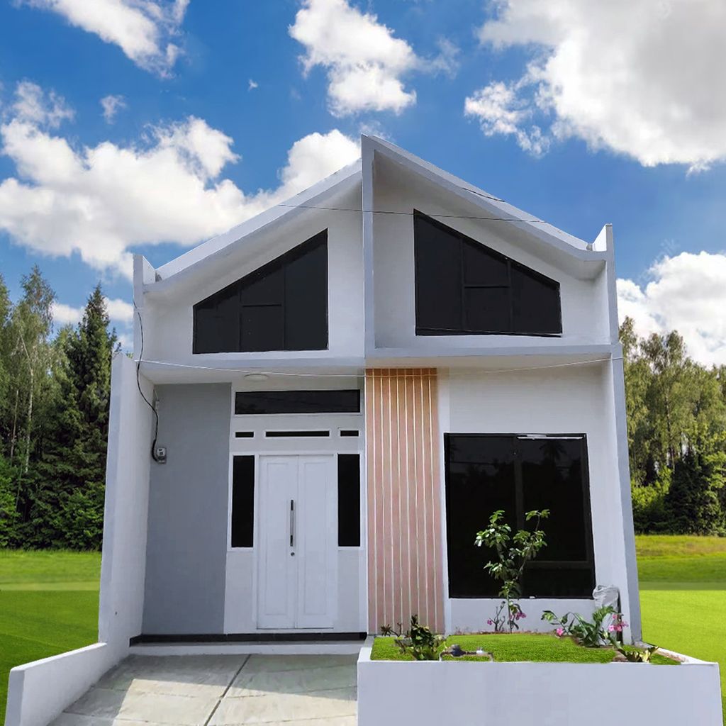 foto tampak rumah tipe Komersil perumahan Green Emerald Parung Kuda