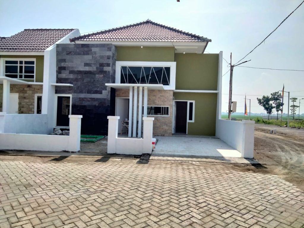 foto tampak rumah tipe 60/108 perumahan Perumahan Graha Permata Safir