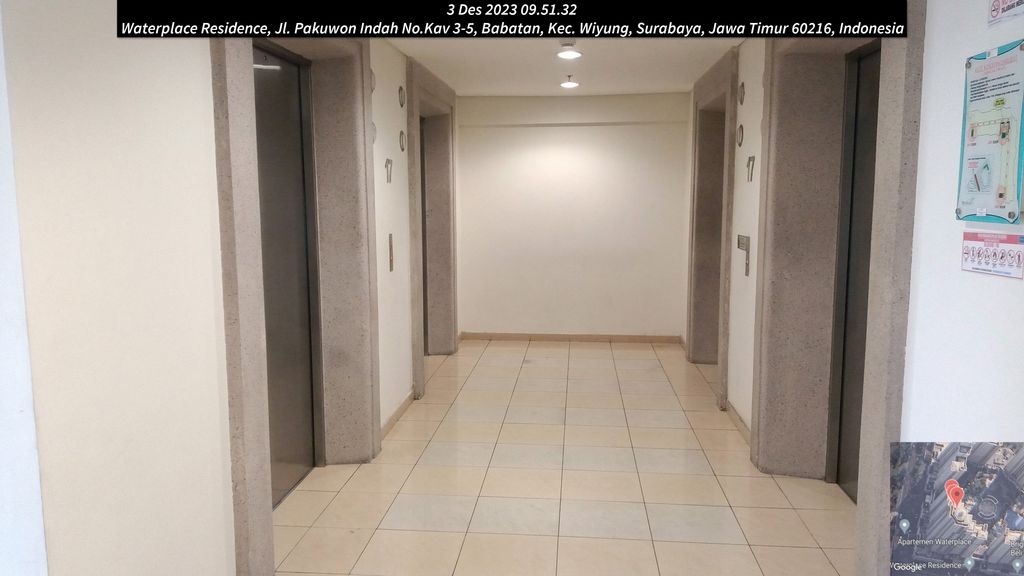 foto posisi tengah perumahan WATERPLACE RESIDENCE