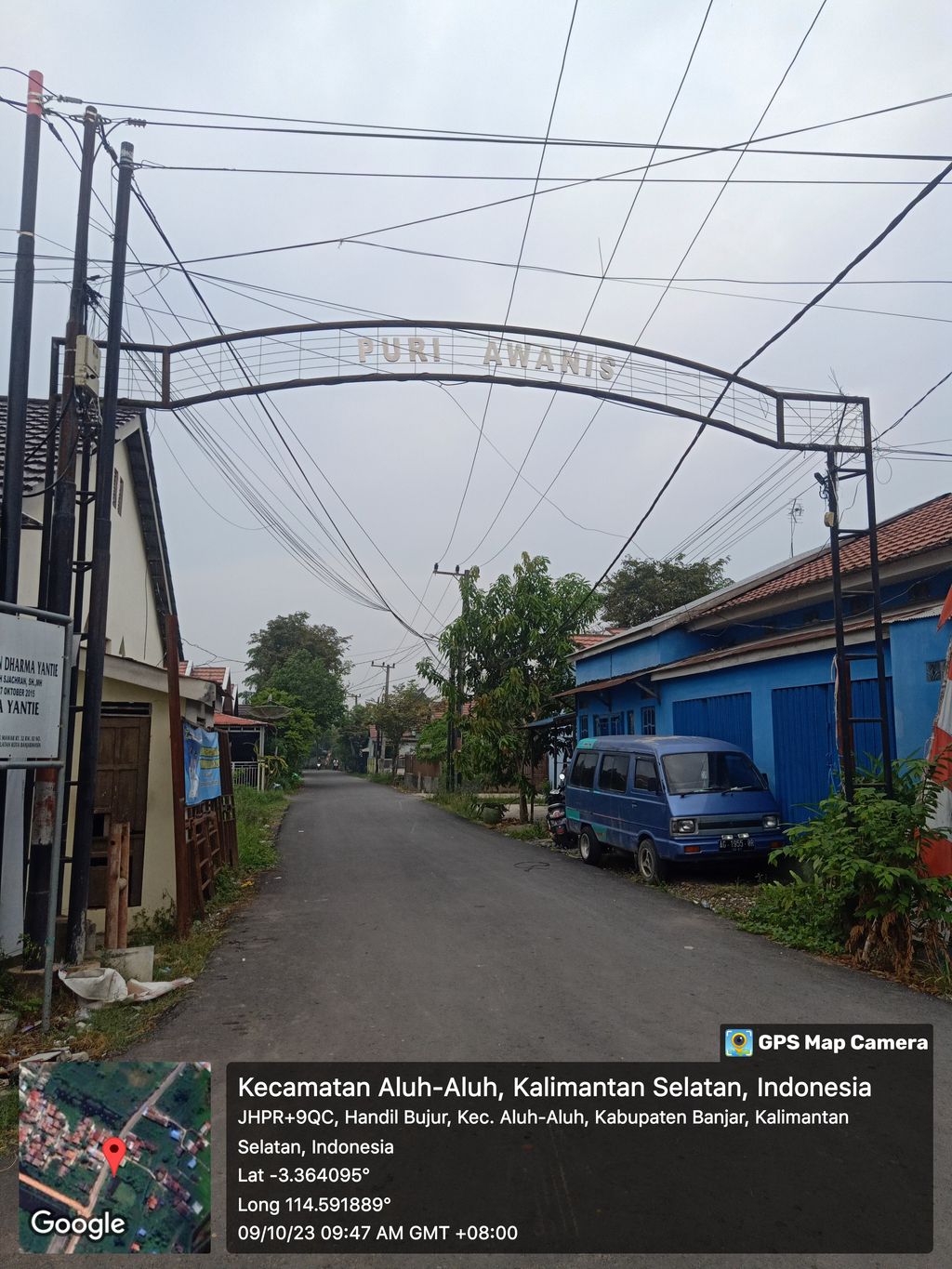 foto gerbang perumahan PURI AWANIS 3