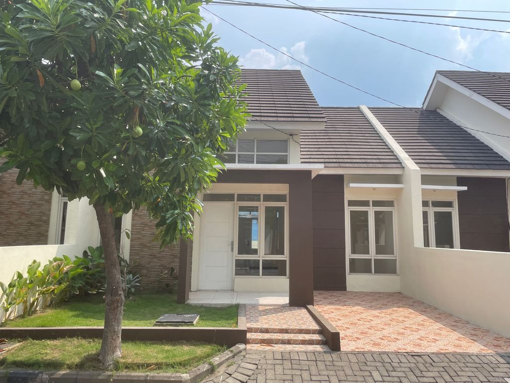 foto tampak rumah tipe 61 perumahan Green Park Residence