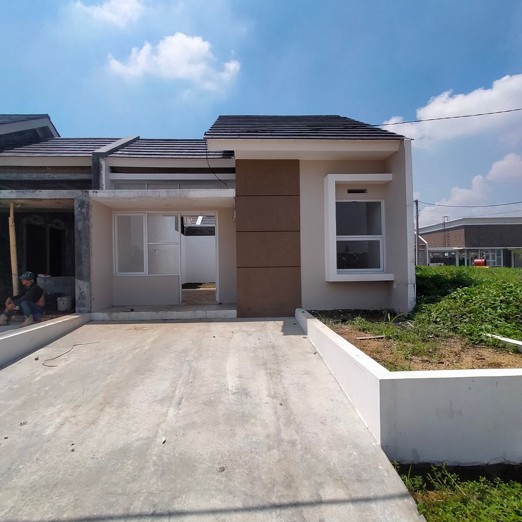 foto tampak rumah tipe 32/75 perumahan Halimun Foresta Tahap 2
