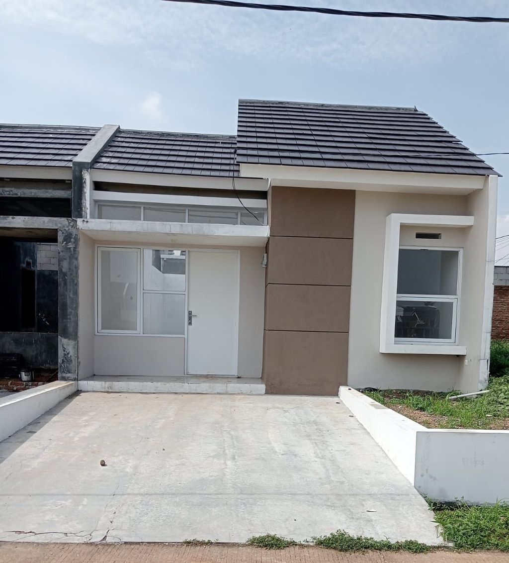 foto tampak rumah tipe 32/60 perumahan Halimun Foresta Tahap 2