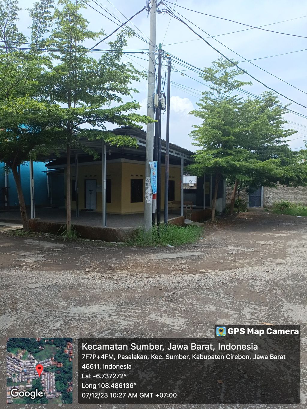 foto posisi tengah perumahan PALM ASRI PASALAKAN 2