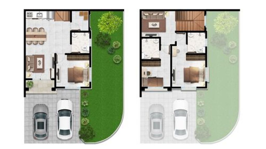 foto denah rumah tipe 6 X 12 (Sudut) perumahan MILLENNIUM CITY TAHAP II