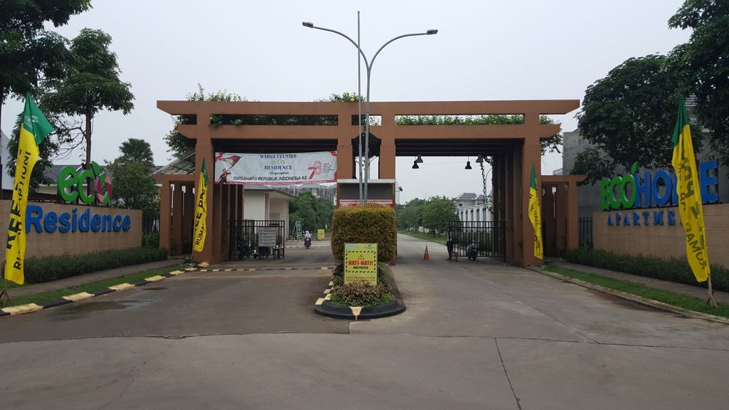 foto gerbang perumahan CITRA ECOPOLIS RAYA - ECO RESIDENCE - BELLE FLEUR EXT