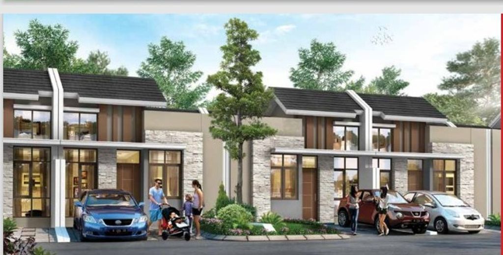 foto tampak rumah tipe Neo Piccolo perumahan CITRA RAYA - CLUSTER GIVERNY