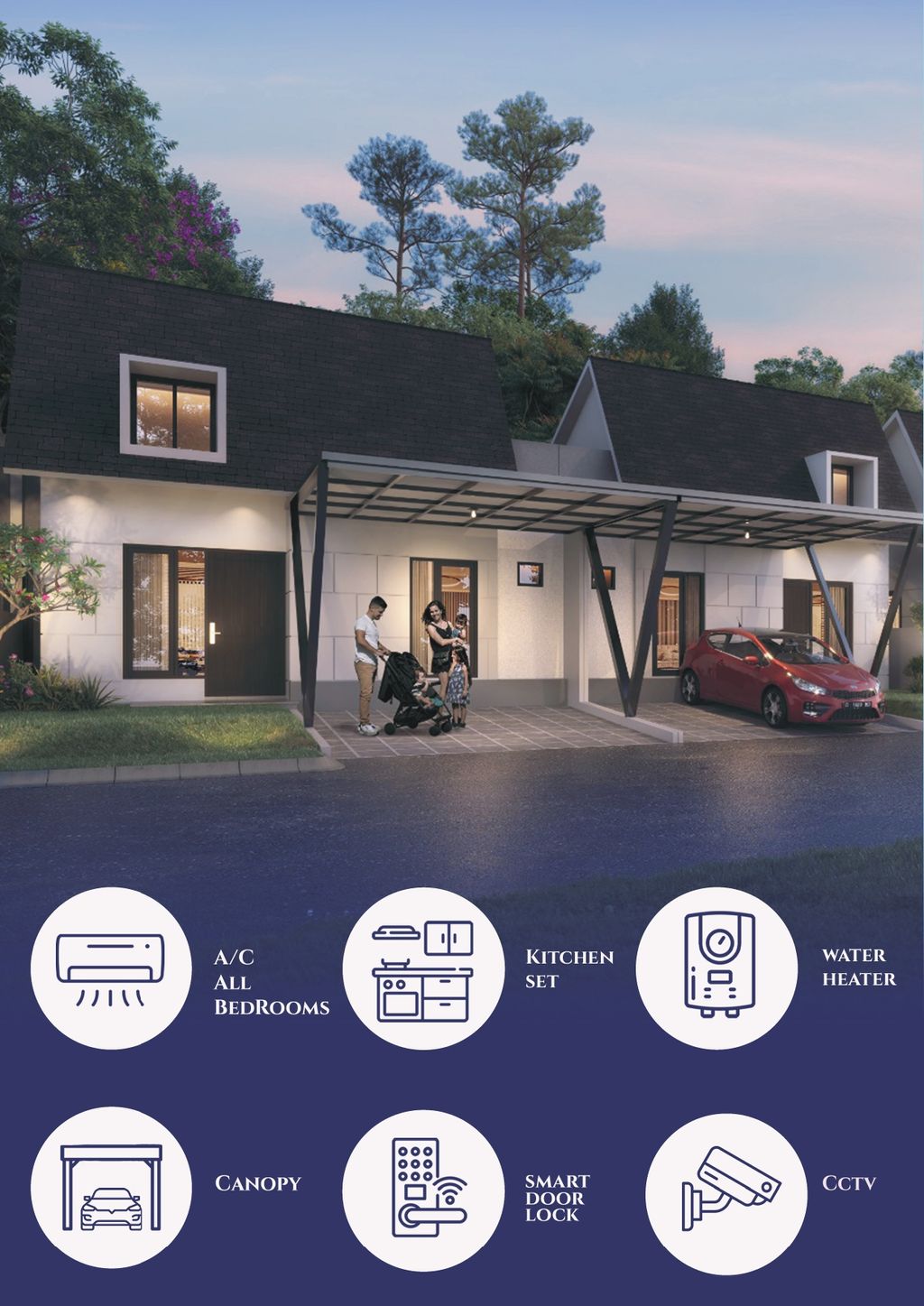 foto tampak rumah tipe DATOLITE-BLOK D02 NO. 02 perumahan Citra Garden Aneka