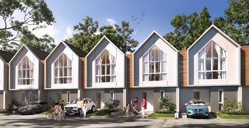 foto tampak rumah tipe DRAVITE-BLOK D02 NO. 35 perumahan Citra Garden Aneka