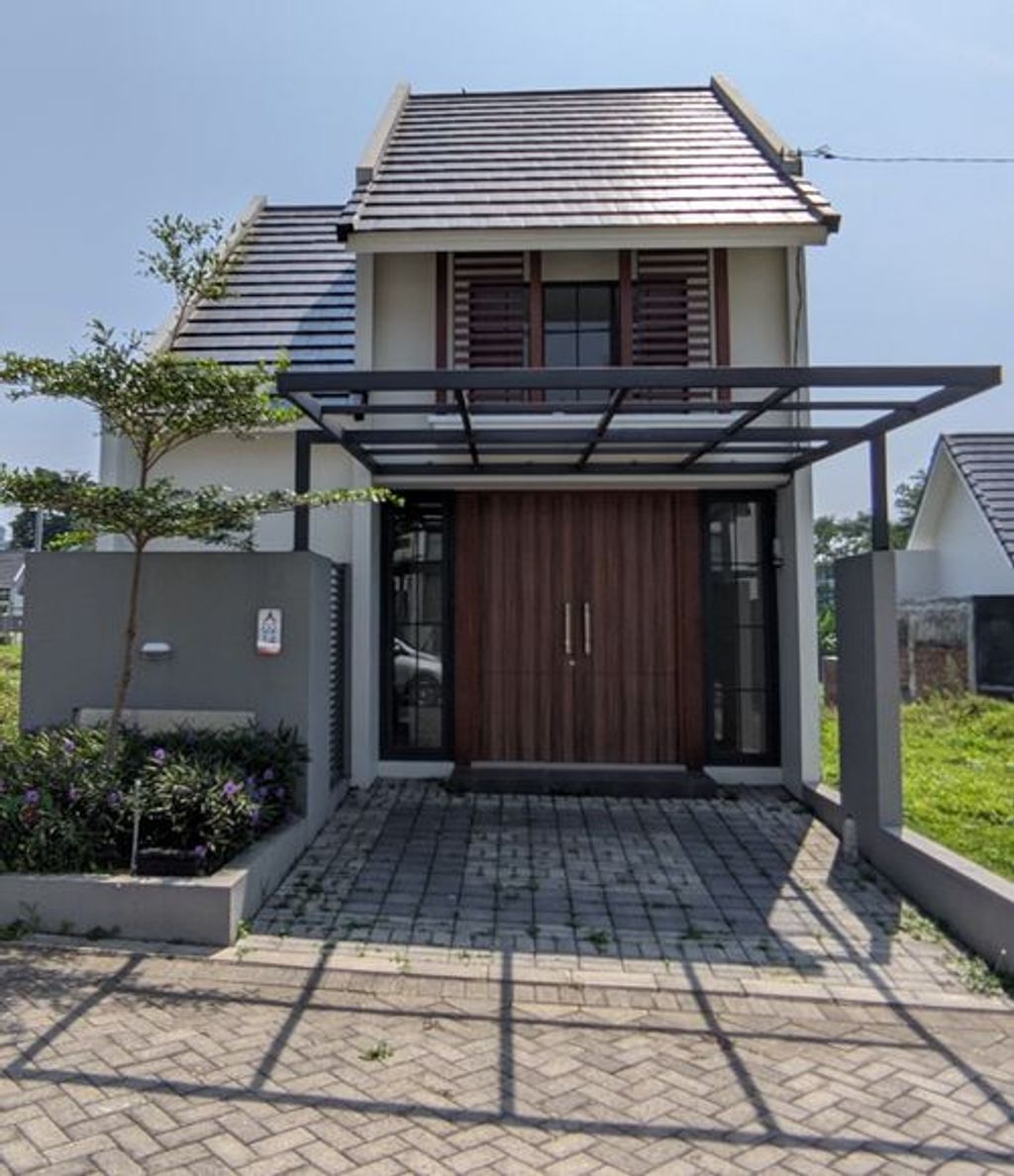foto tampak rumah tipe Crysant New 01 perumahan GRIANAN AGUNG