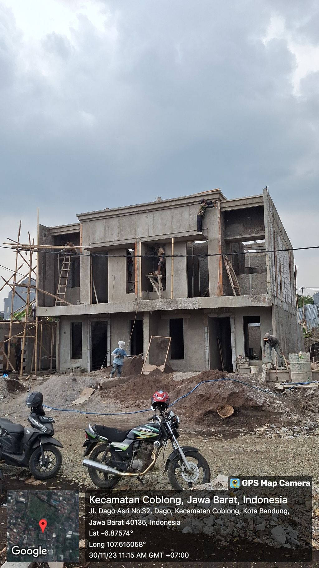 foto tampak rumah tipe 116 perumahan ANUGRAH PROPERTY ISTANA BERJAYA
