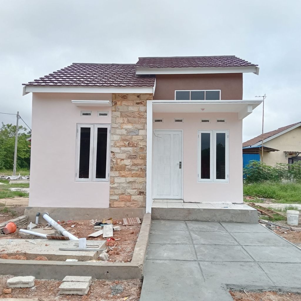 foto tampak rumah tipe Harapan 6 perumahan Harapan 6