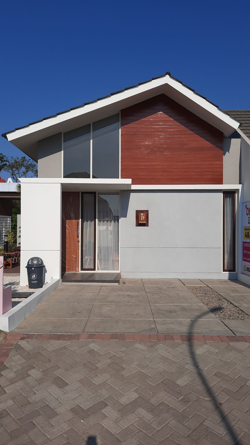 foto tampak rumah tipe KANA perumahan Osaka Blossom