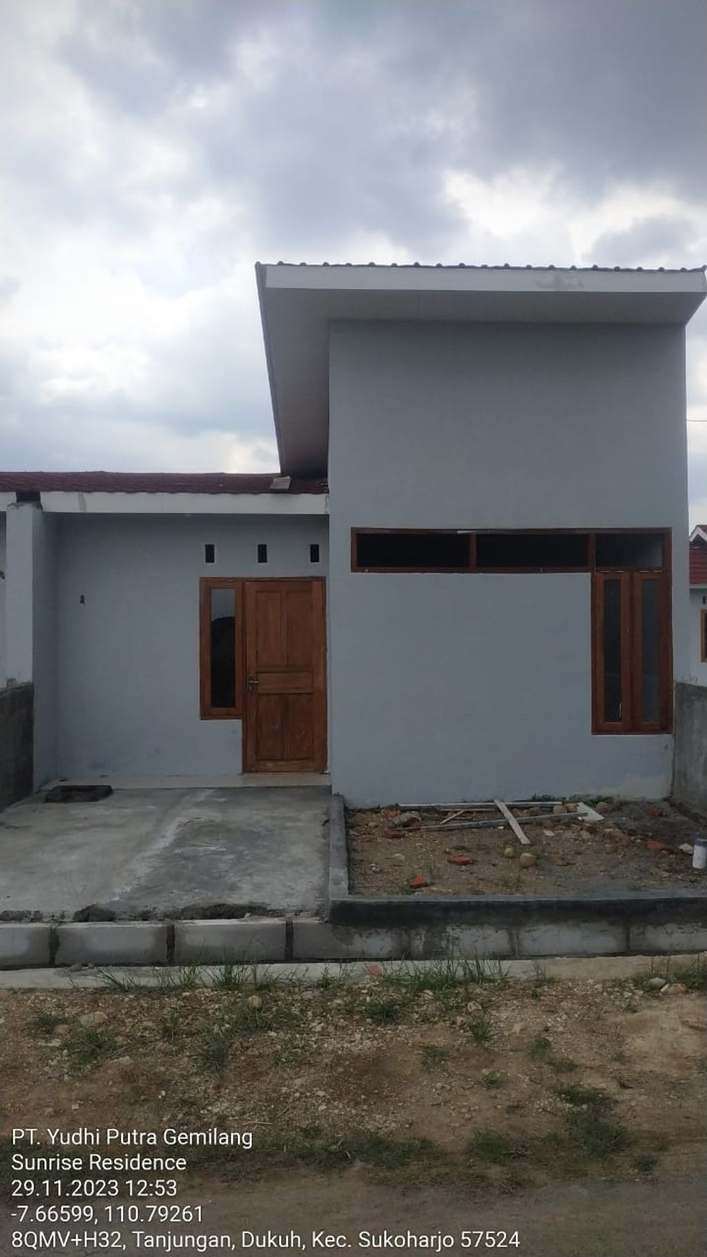 foto tampak rumah tipe Subsidi perumahan SUNRISE RESIDENCE