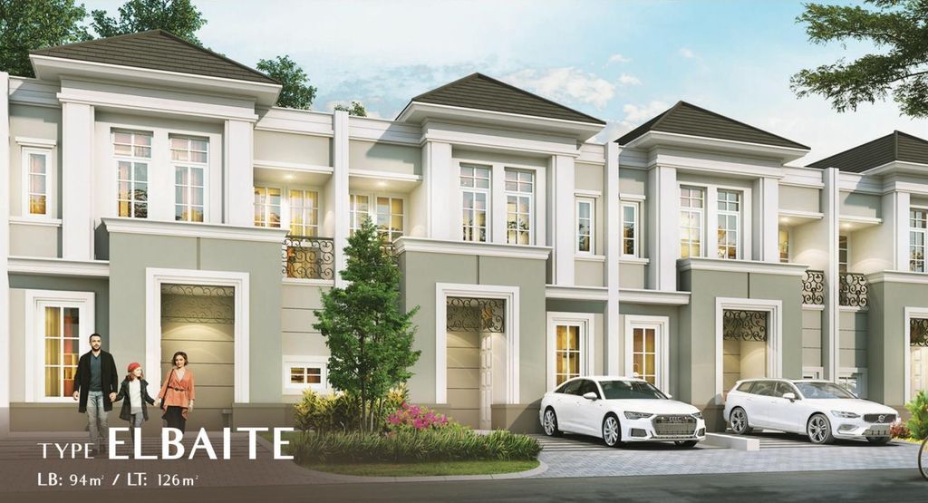 foto tampak rumah tipe ELBAITE-BLOK E02 NO. 28 perumahan Citra Garden Aneka