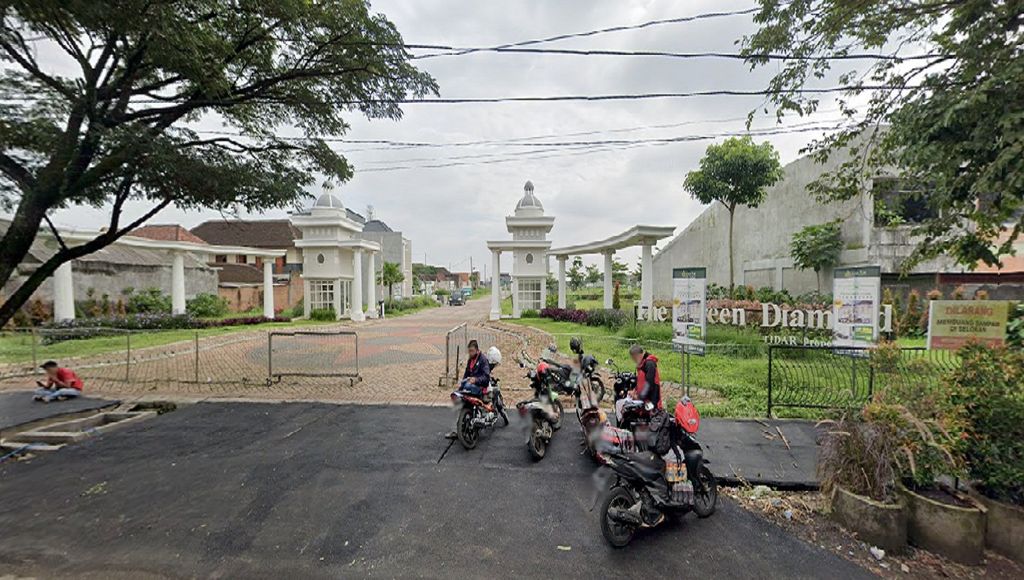 foto gerbang perumahan Green Diamond Residence Blok D