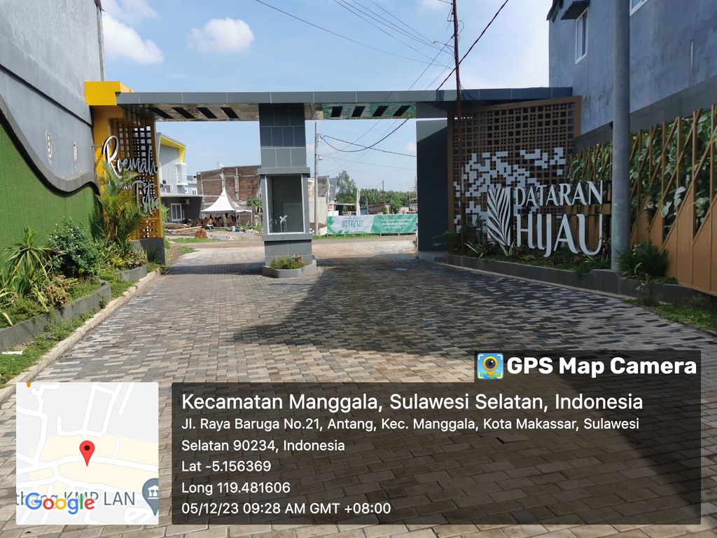 foto gerbang perumahan Dataran Hijau