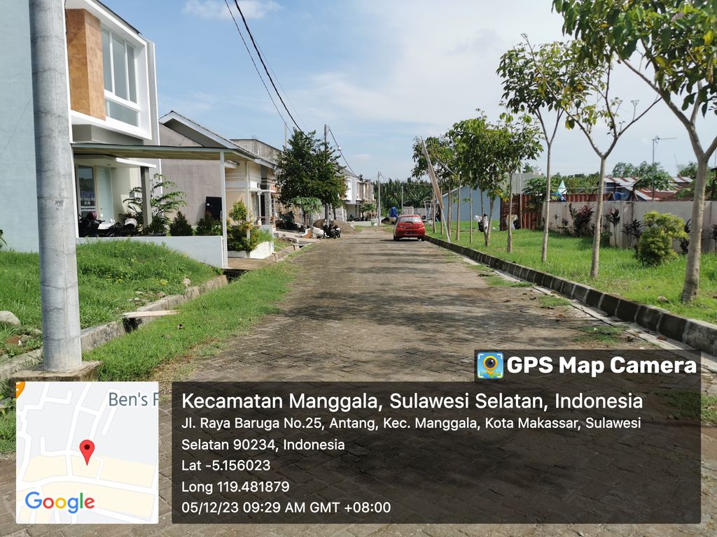 foto posisi tengah perumahan Dataran Hijau