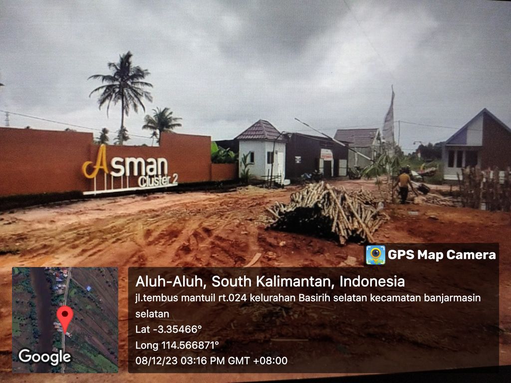 foto gerbang perumahan ASMAN CLUSTER 2