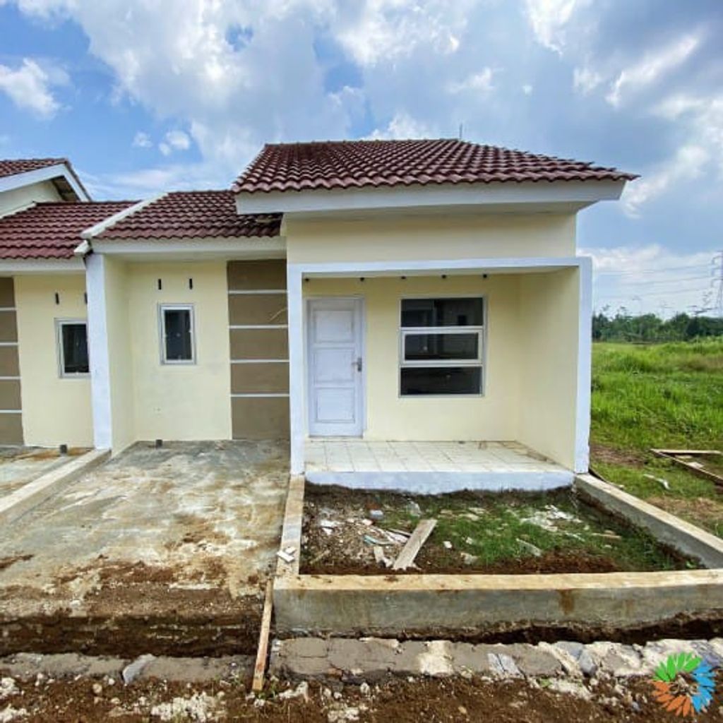 foto tampak rumah tipe Subsidi perumahan Bumi Mutiara Mandiri Kawalu