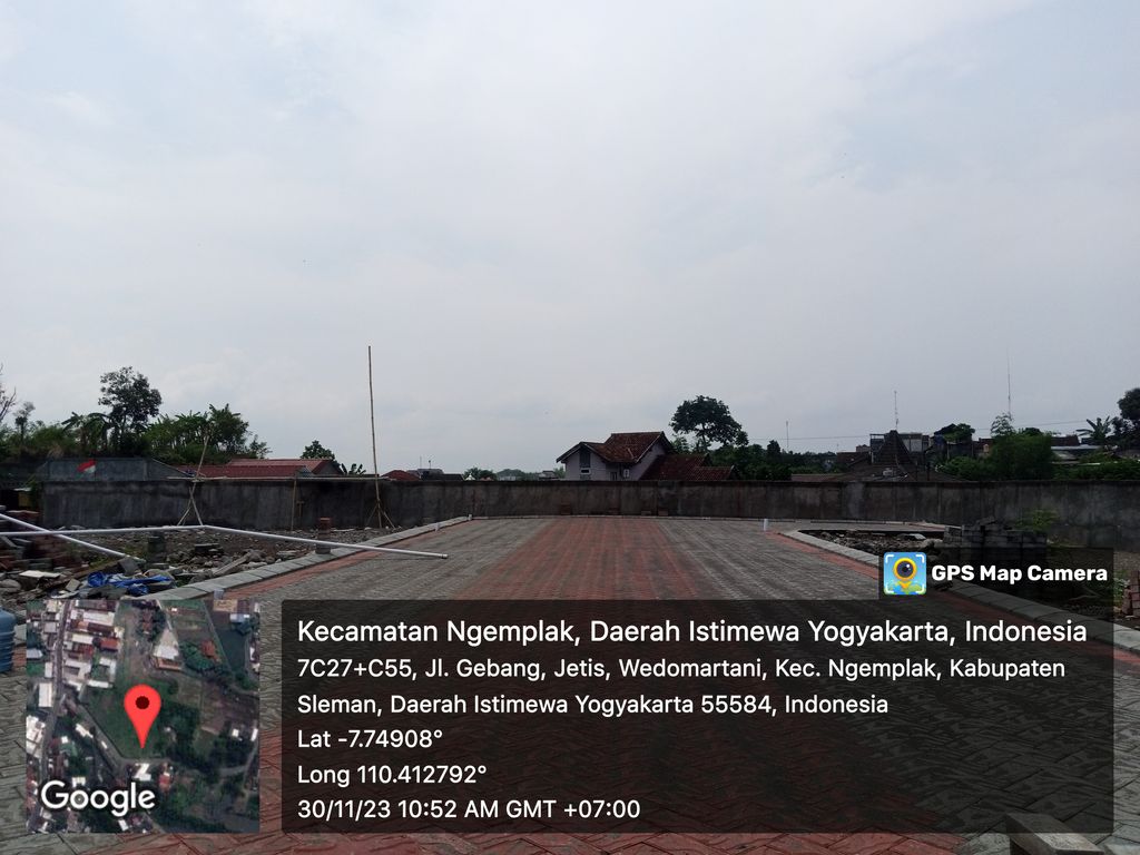 foto posisi tengah perumahan PONDOK PERMAI CANDI GEBANG