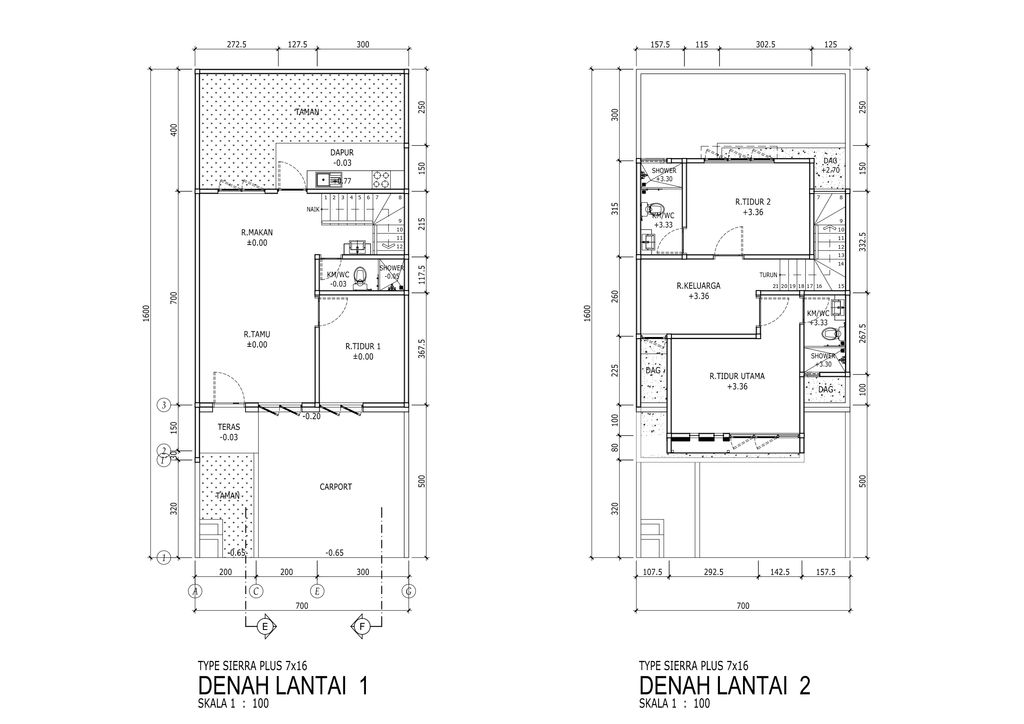 foto denah rumah tipe Sierra Plus perumahan CITRALAND THE GREENLAKE SURABAYA