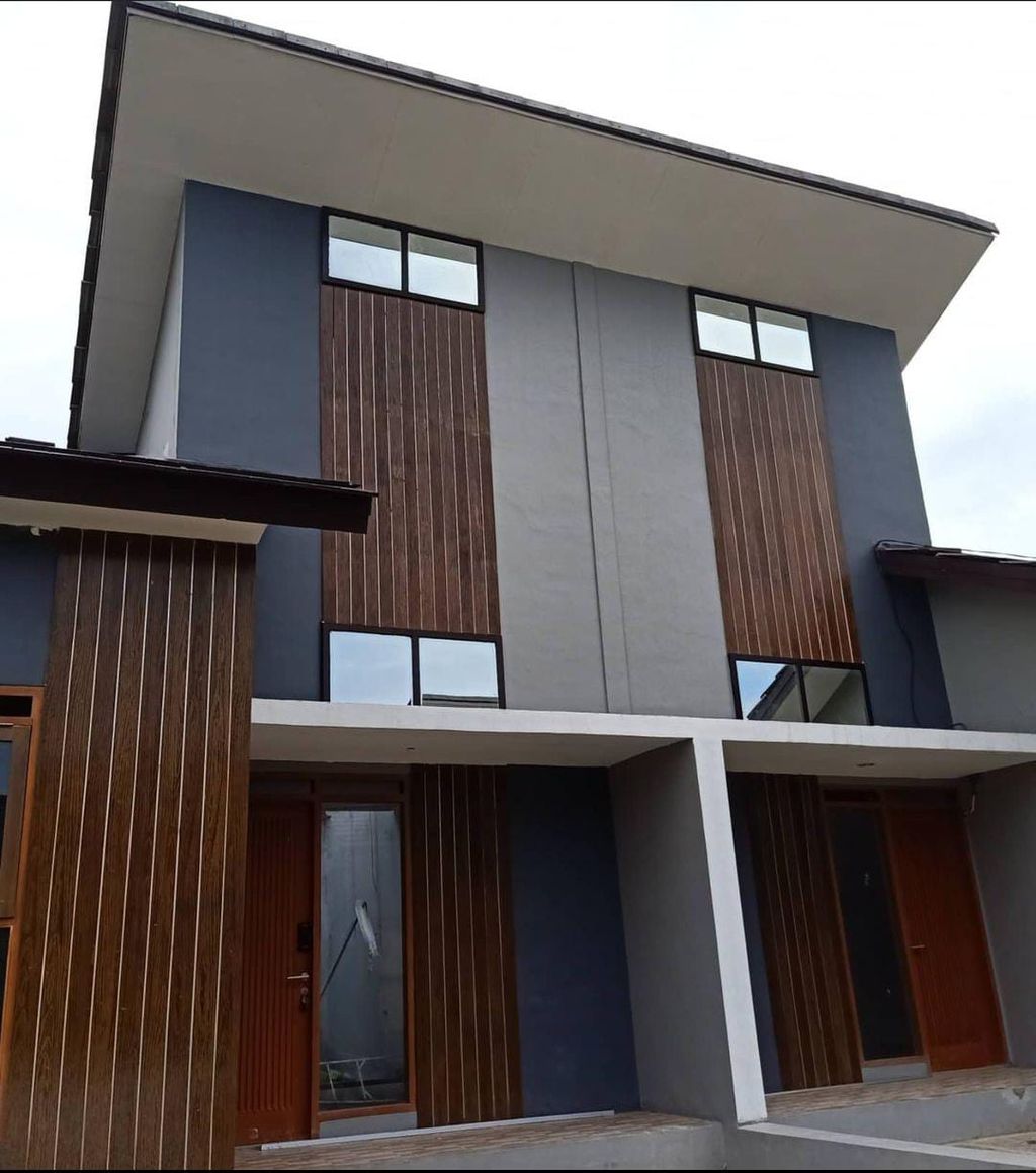 foto tampak rumah tipe 40/78 TAMAN perumahan KOTA BALI RESIDENCE