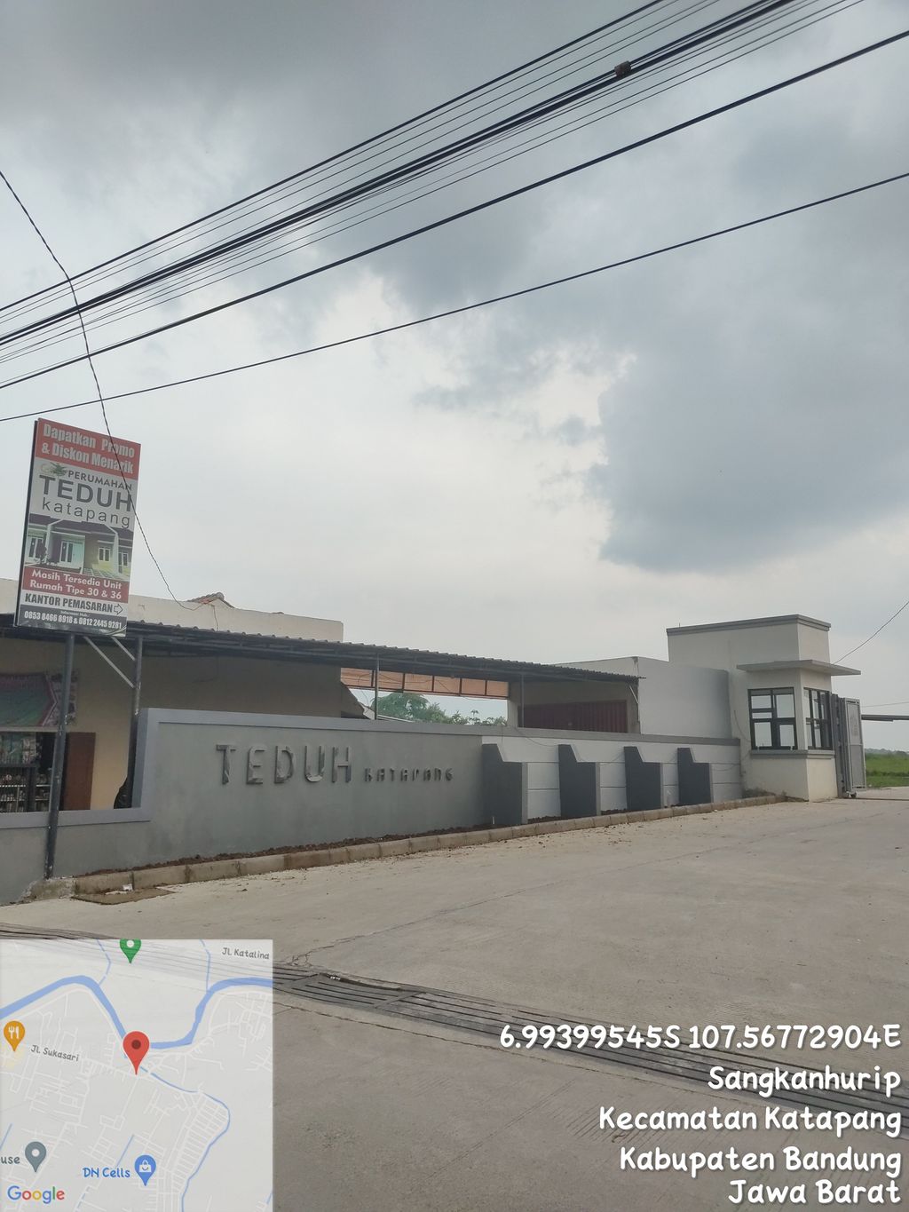 foto gerbang perumahan TEDUH KATAPANG