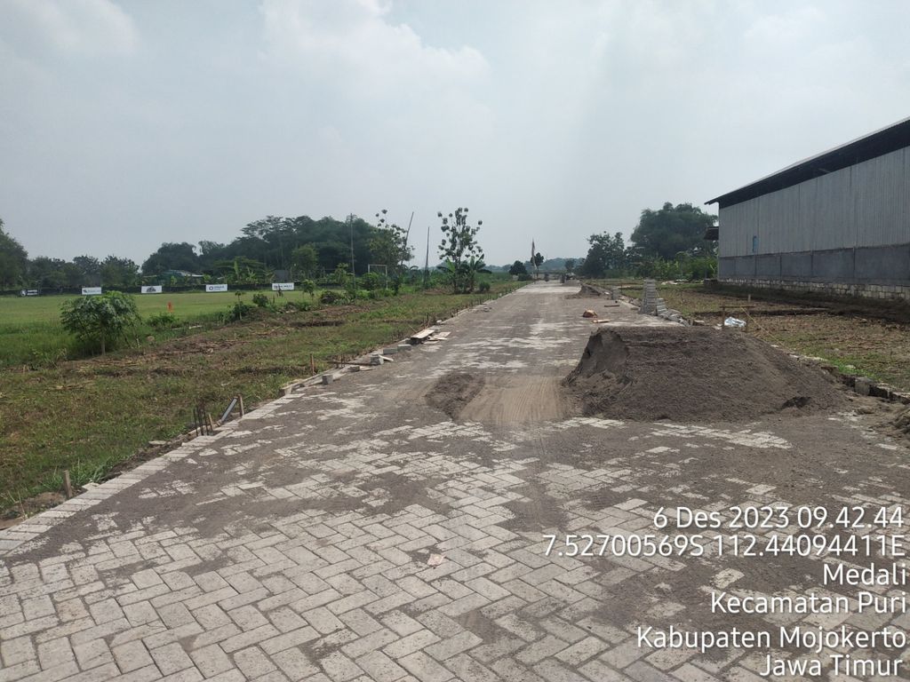 foto posisi tengah perumahan GRAND ZAM ZAM REGENCY MOJOKERTO