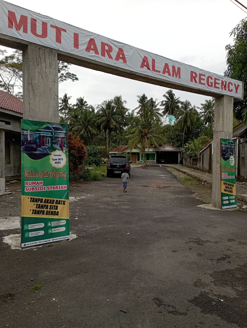 foto gerbang perumahan MUTIARA ALAM REGENCY