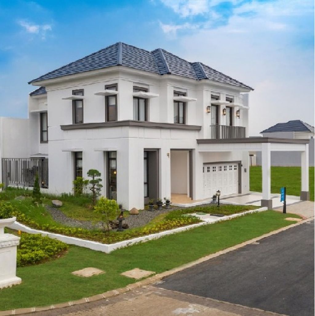 foto tampak rumah tipe VENETIAN STD - STANDARD BASIC perumahan CITRA ECOPOLIS RAYA - CLUSTER THE FOUNTAIN