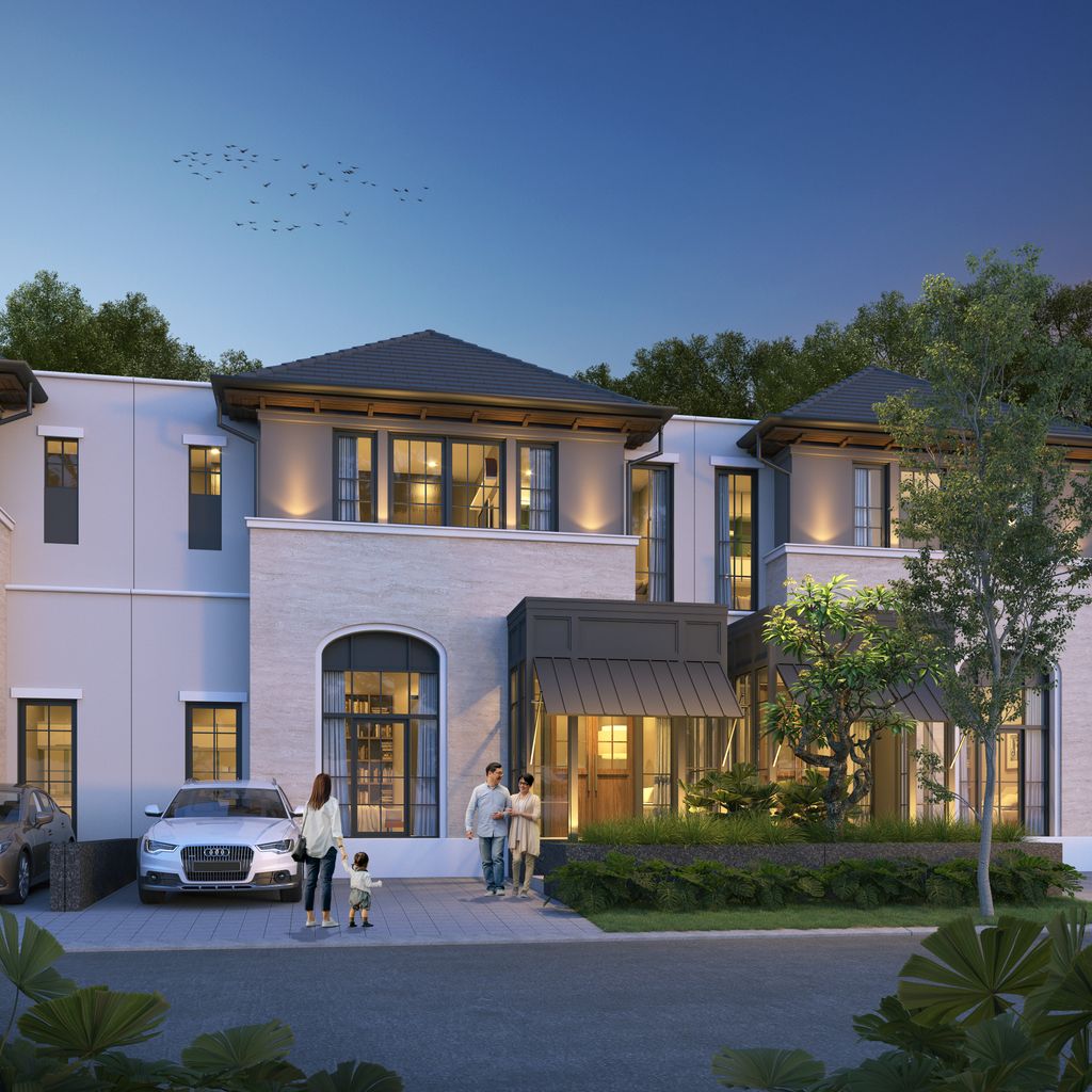 foto tampak rumah tipe BRUCITE perumahan CitraLand Puncak Tidar Malang