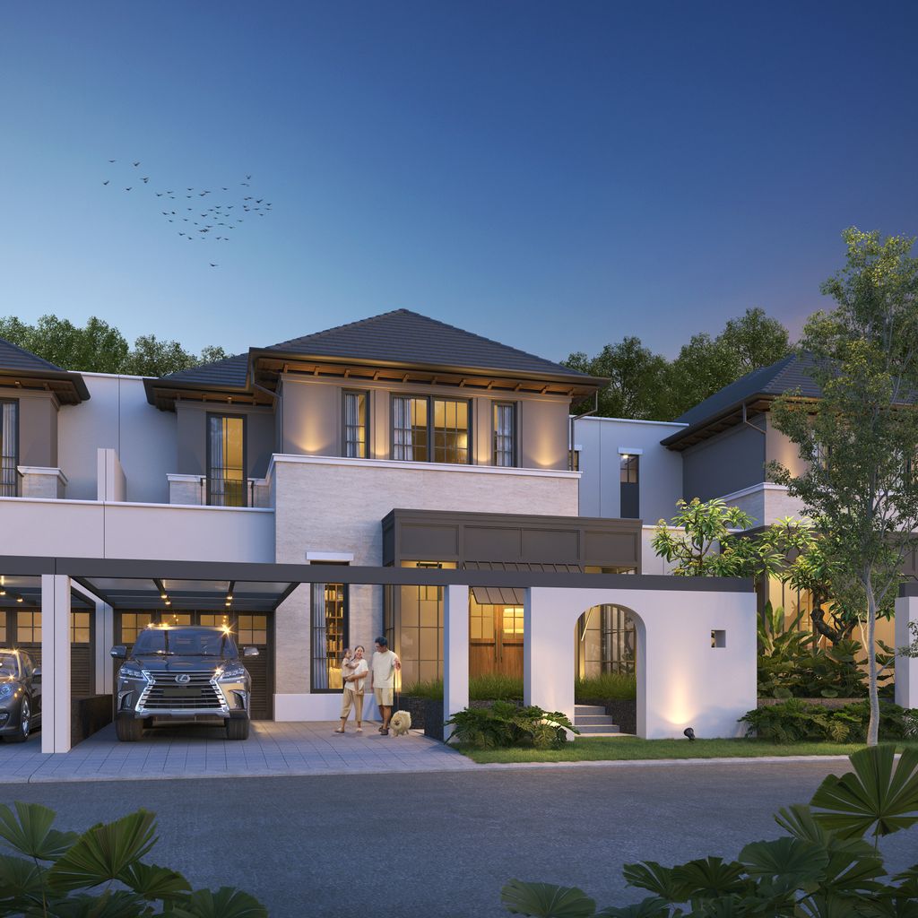 foto denah rumah tipe BERYL perumahan CitraLand Puncak Tidar Malang