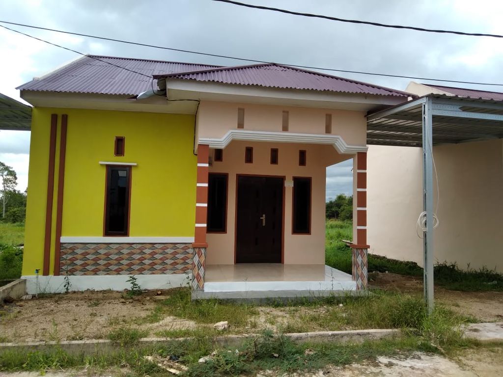 foto tampak rumah tipe Subsidi perumahan DEHOLAND TRANSAD PERMAI