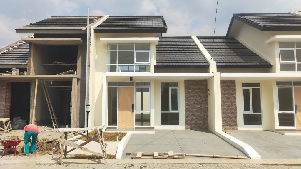 foto tampak rumah tipe 50/90 perumahan The Awani Residence 3